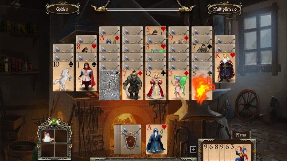 Скриншот 1 из Legends of Solitaire: Curse of the Dragons