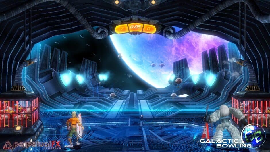 Скриншот 1 из Galactic Bowling