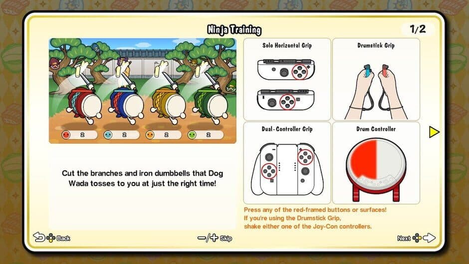 Скриншот 1 из Taiko no Tatsujin: Drum 'n' Fun!