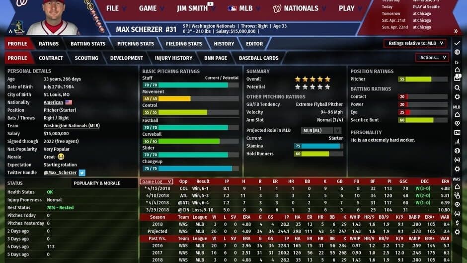Скриншот 8 из Out of the Park Baseball 19