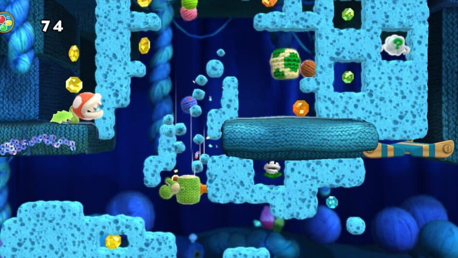 Скриншот 9 из Yoshi's Woolly World