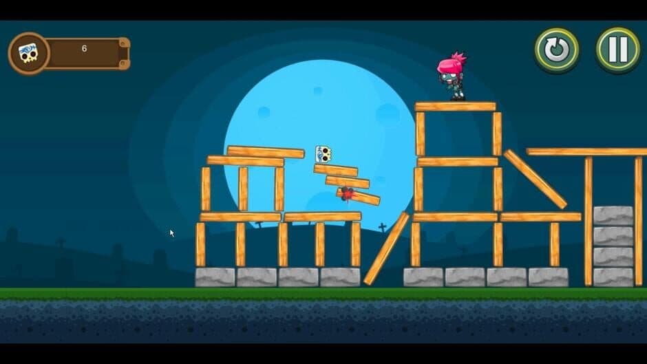 Скриншот 4 из SlingSkull Zombies: Gravedigger