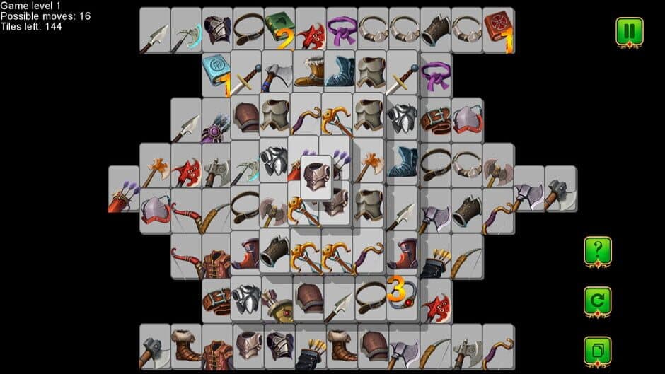 Скриншот 5 из Weapon and Armor: Mahjong