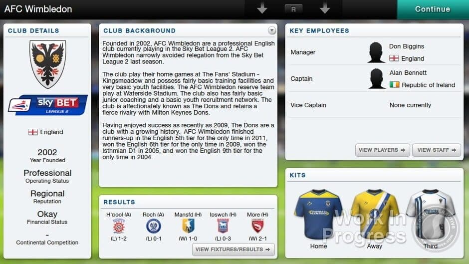 Скриншот 2 из Football Manager Classic 2014