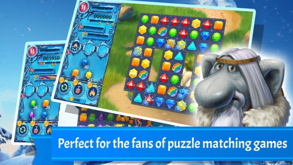 Скриншот 5 из Snow Jewels Puzzle