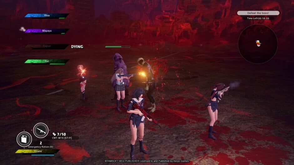 Скриншот 3 из School Girl/Zombie Hunter