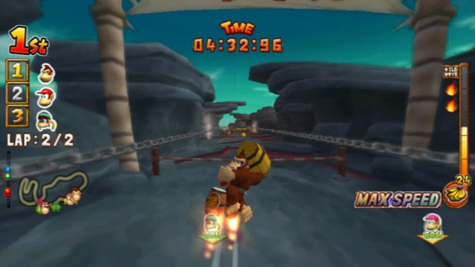 Скриншот 4 из Donkey Kong Barrel Blast
