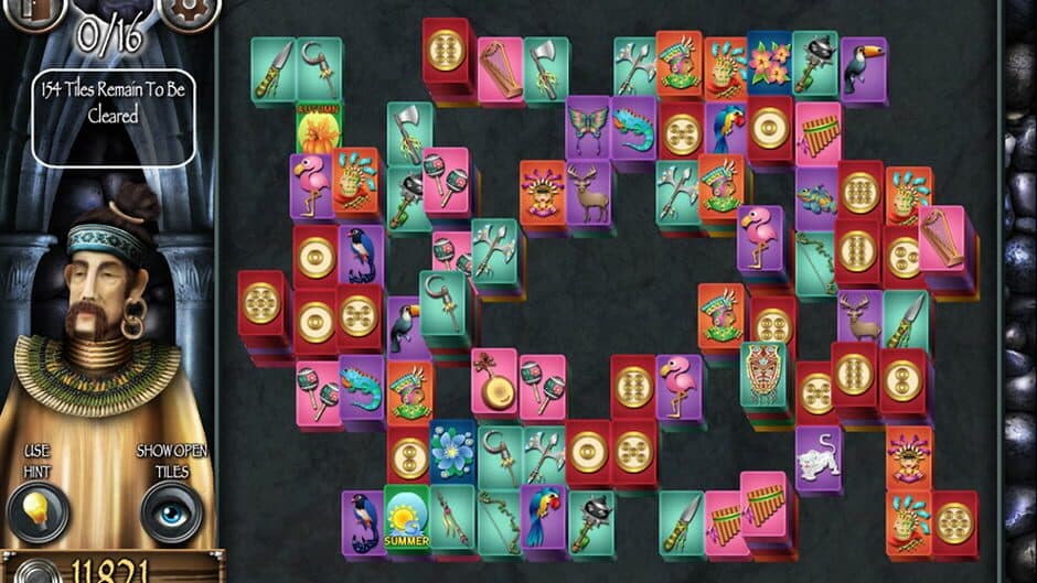 Скриншот 3 из Mahjong Masters: Temple of the Ten Gods
