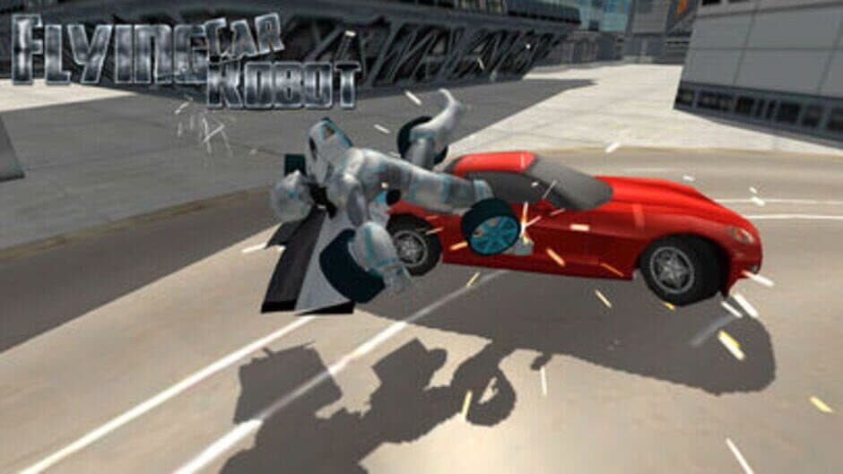 Скриншот 3 из Flying Car Robot Flight Drive Simulator Game 2017