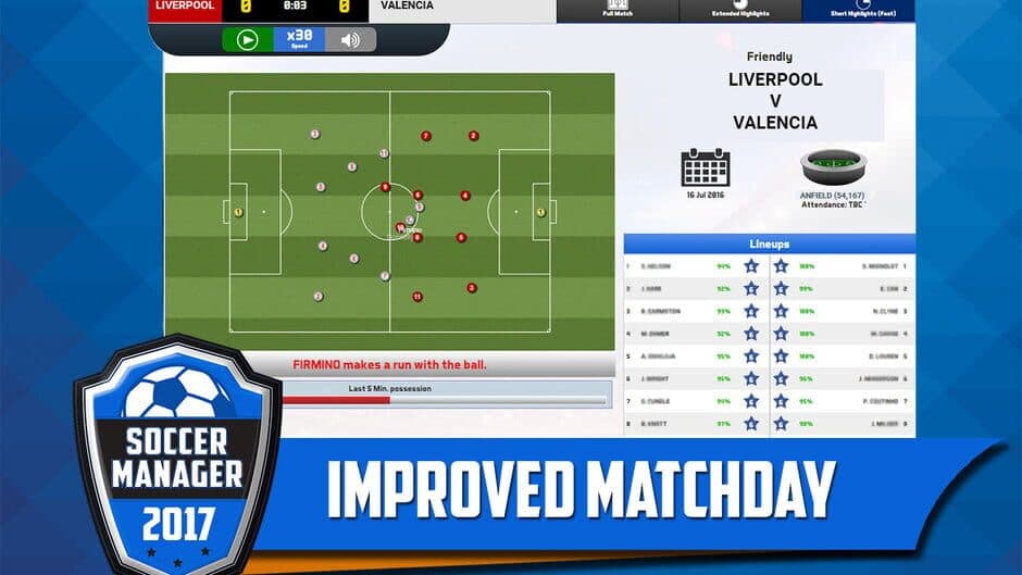 Скриншот 1 из Soccer Manager 2017