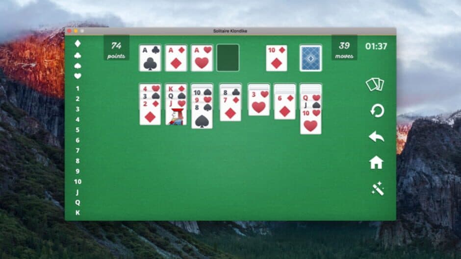 Скриншот 1 из Solitaire Klondike Deluxe - classic card game