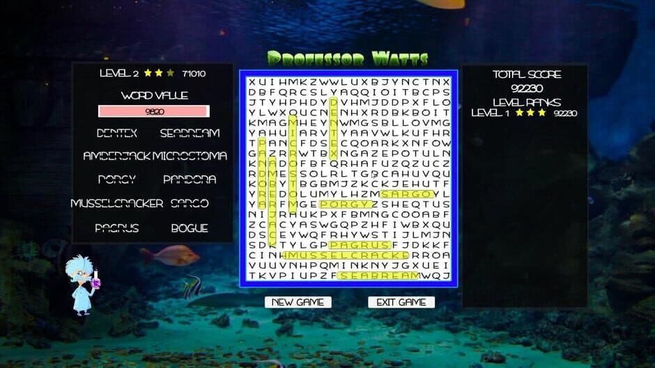 Скриншот 3 из Professor Watts Word Search: Into the Ocean