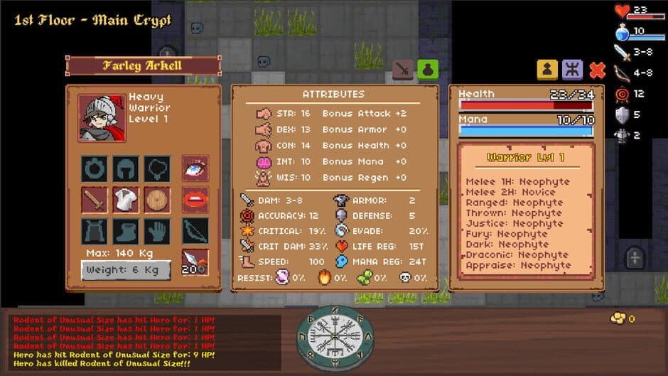 Скриншот 4 из Paper Dungeons Crawler