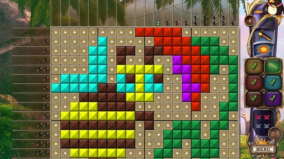Скриншот 5 из Fantasy Mosaics 17: New Palette