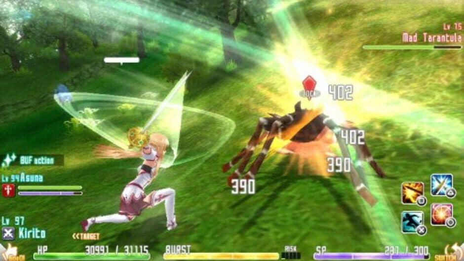 Скриншот 2 из Sword Art Online: Hollow Fragment