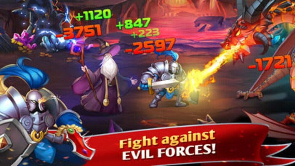 Скриншот 4 из Tap Knights: Heroes & Monsters