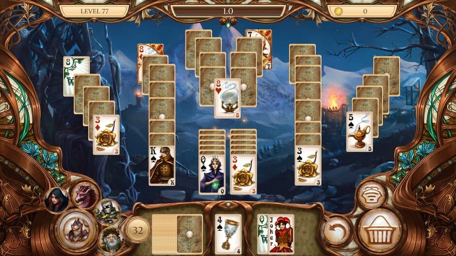 Скриншот 1 из Snow White Solitaire: Charmed Kingdom