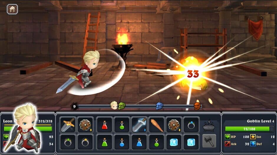 Скриншот 4 из Clumsy Knights : Threats of Dragon
