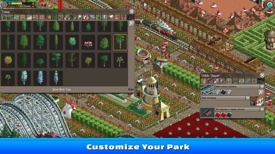 Скриншот 4 из RollerCoaster Tycoon Classic