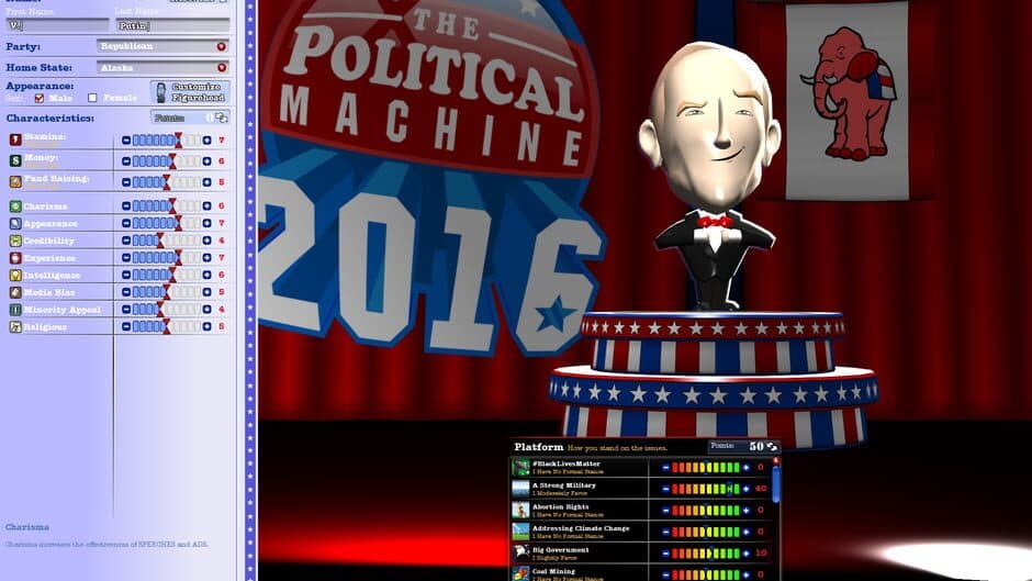 Скриншот 1 из The Political Machine 2016