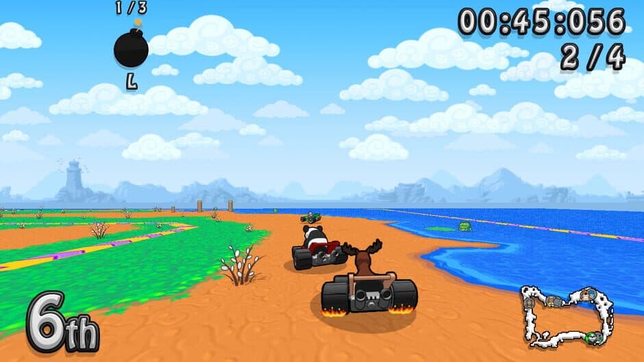 Скриншот 3 из Wacky Wheels HD