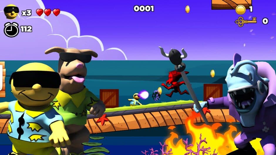 Скриншот 3 из Surfin' Sam: Attack of the Aqualites