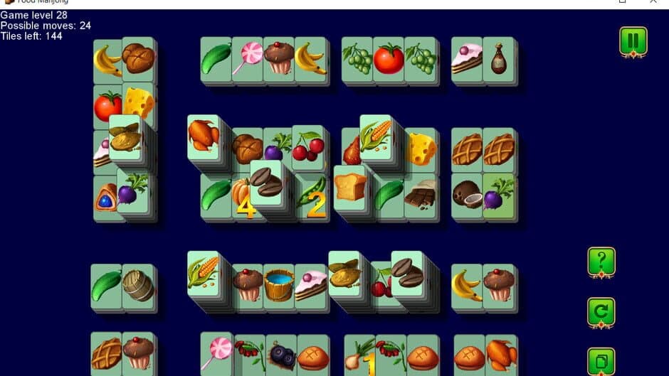 Скриншот 1 из Food Mahjong