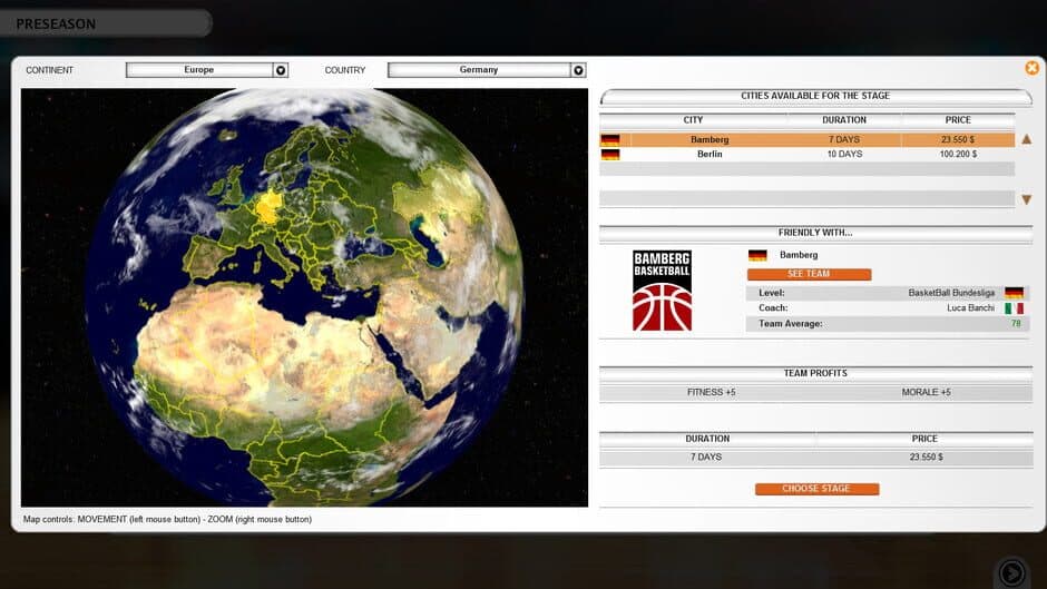 Скриншот 1 из International Basketball Manager