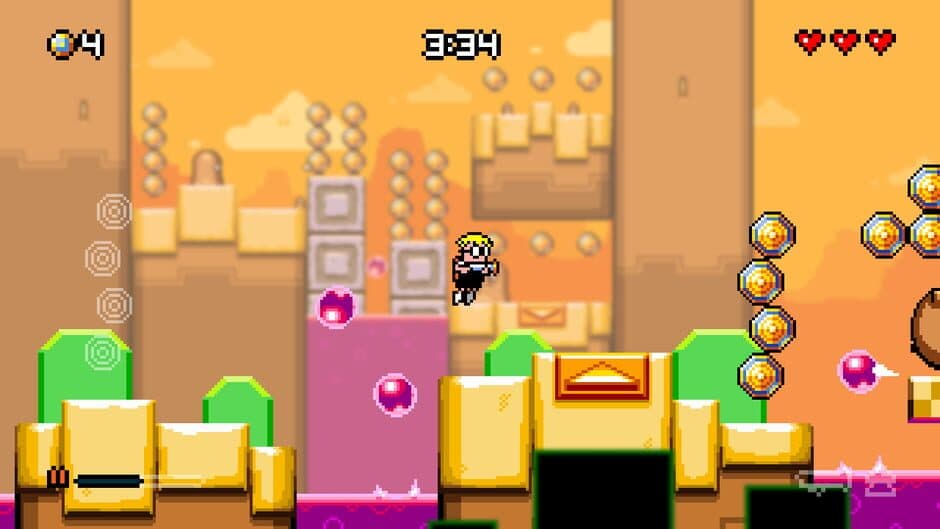 Скриншот 4 из Mutant Mudds Super Challenge