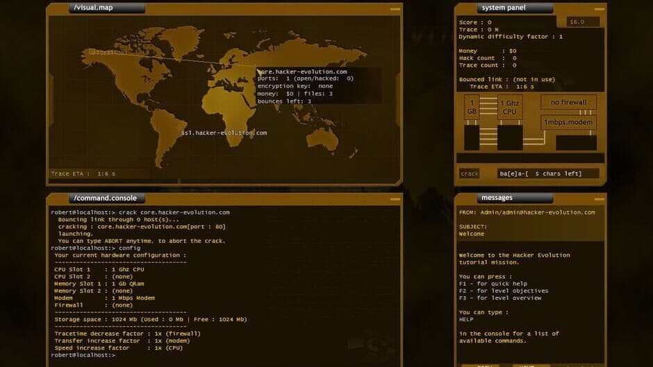 Скриншот 1 из Hacker Evolution