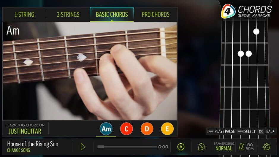 Скриншот 2 из FourChords Guitar Karaoke