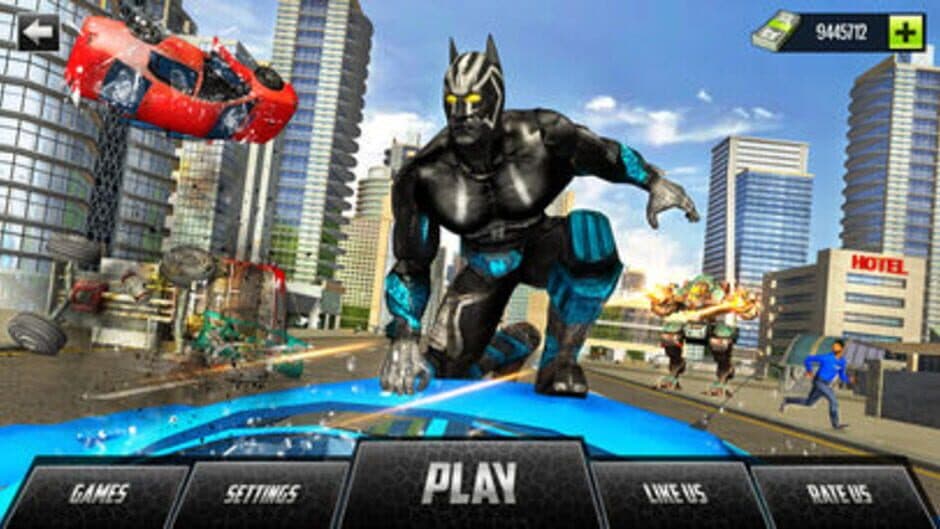 Скриншот 2 из Panther Superhero City Battle