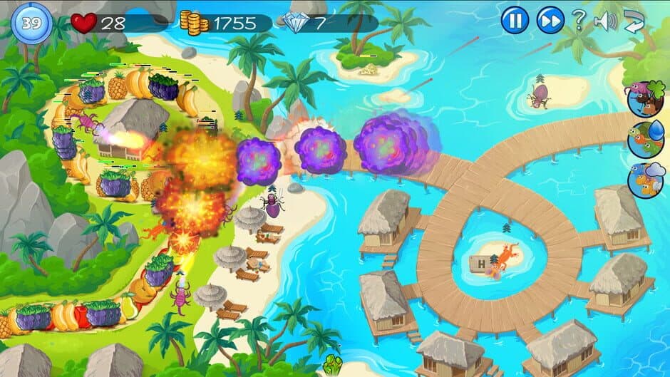 Скриншот 6 из Fruit Tower Defense
