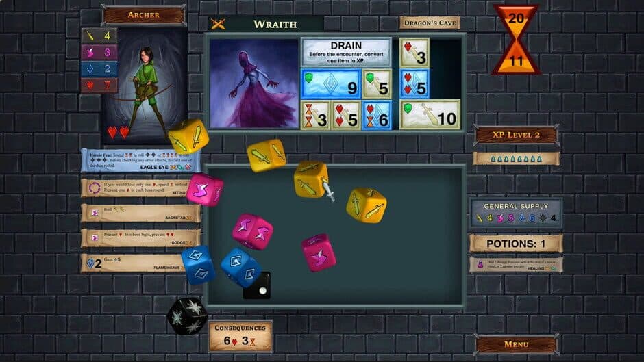 Скриншот 1 из One Deck Dungeon