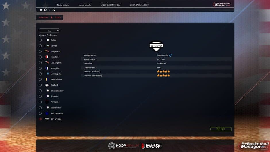 Скриншот 4 из Pro Basketball Manager 2016: US Edition