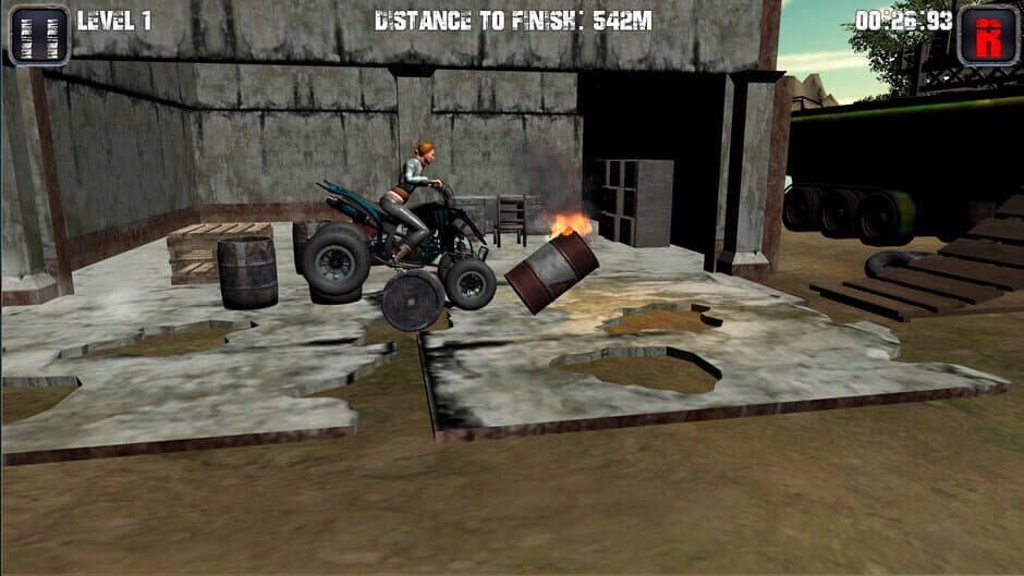 Скриншот 1 из Motorcycle, tricycle, ATV hill racing