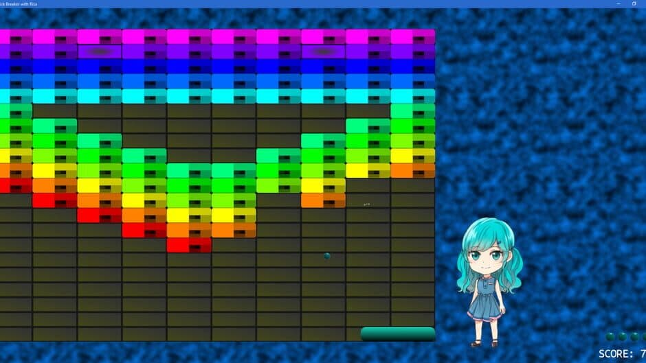 Скриншот 2 из Brick Breaker with Risa