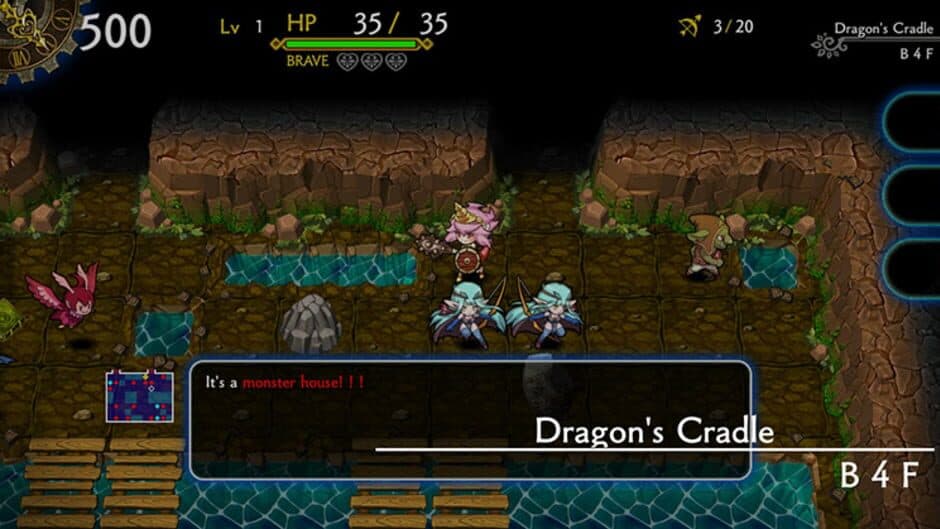 Скриншот 2 из Dragon Fang Z: The Rose & Dungeon of Time