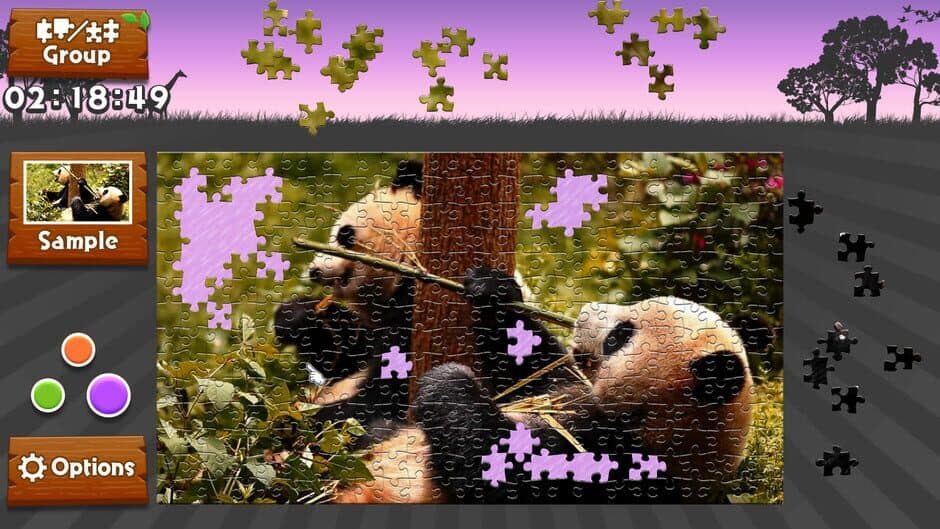 Скриншот 1 из Wild Animals - Animated Jigsaws