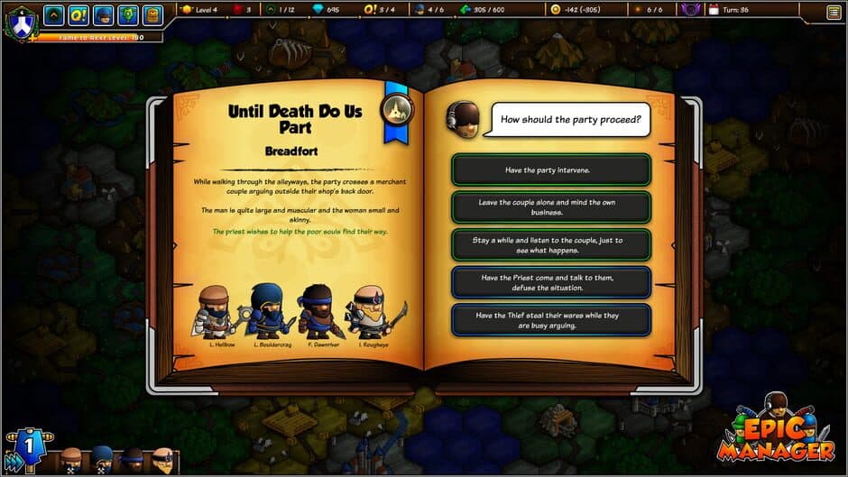 Скриншот 2 из Epic Manager - Create Your Own Adventuring Agency