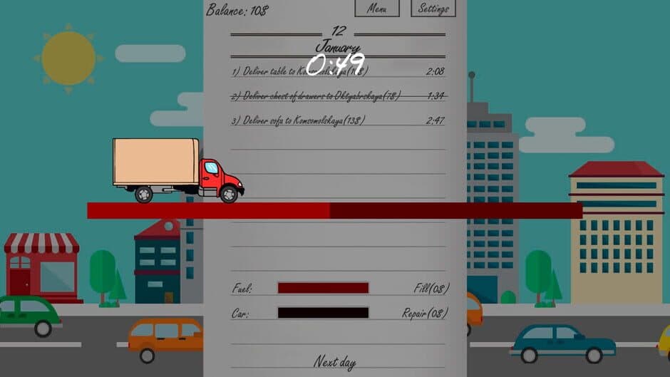 Скриншот 1 из Delivery man simulator