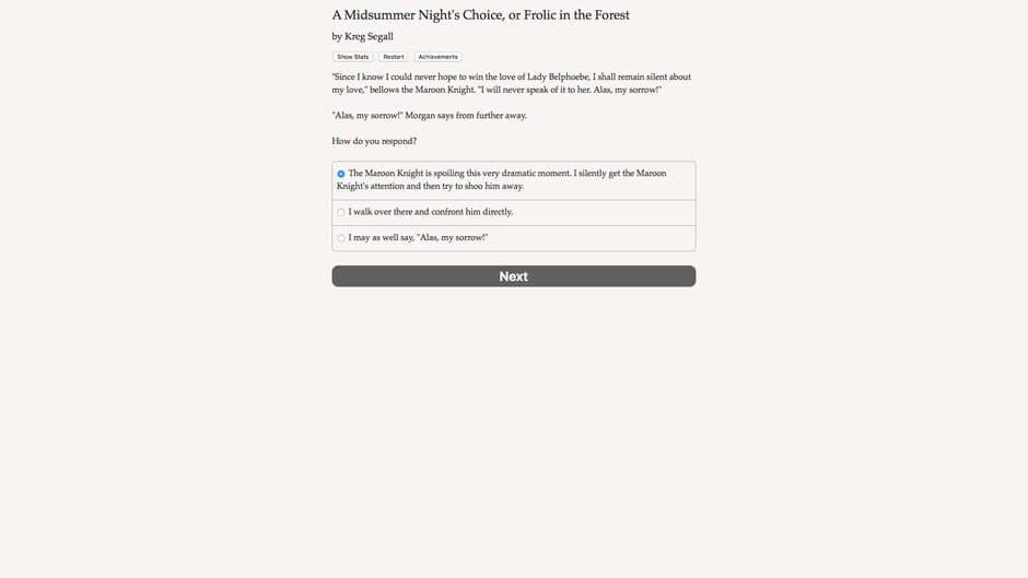 Скриншот 3 из A Midsummer Night's Choice