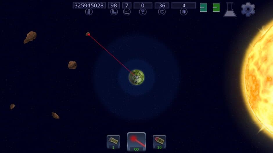 Скриншот 3 из Asteroid Deflector XL