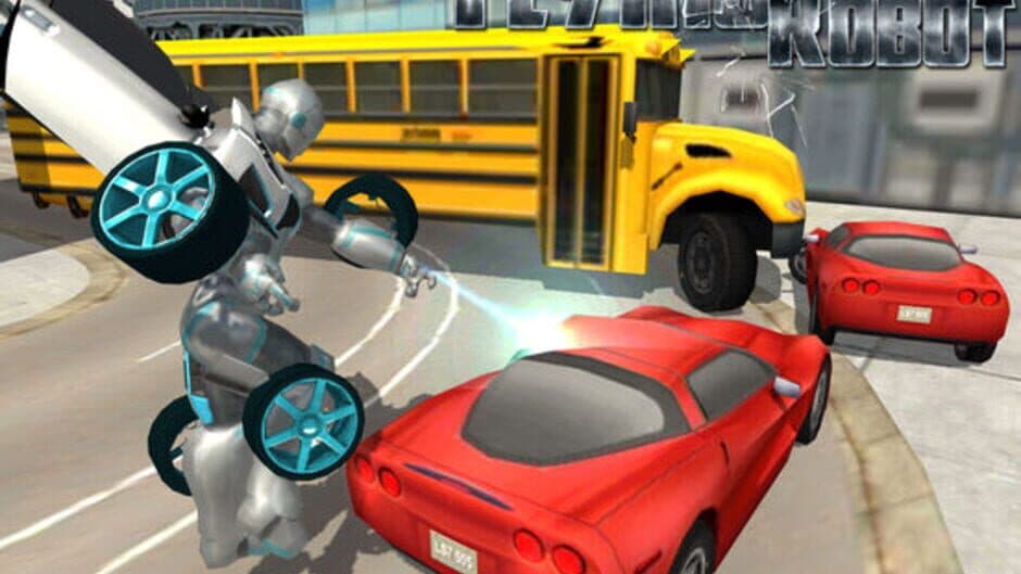 Скриншот 8 из Flying Car Robot Flight Drive Simulator Game 2017