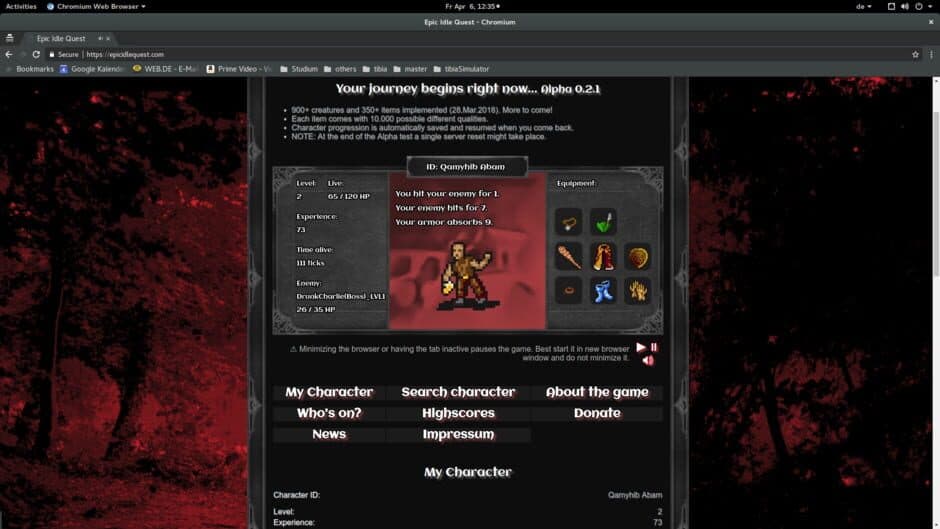 Скриншот 2 из Epic Idle Quest