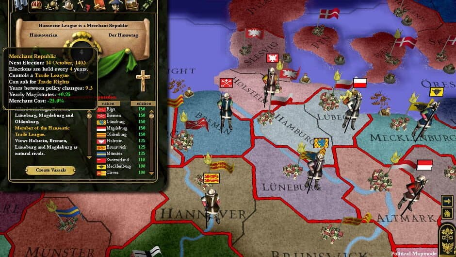 Скриншот 3 из Europa Universalis III: Heir to the Throne