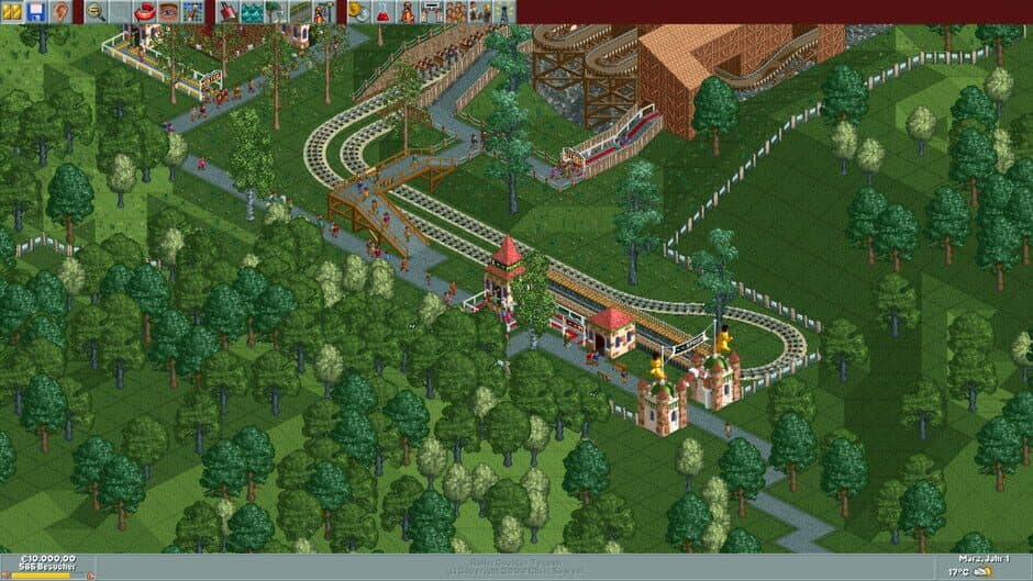Скриншот 1 из RollerCoaster Tycoon: Deluxe