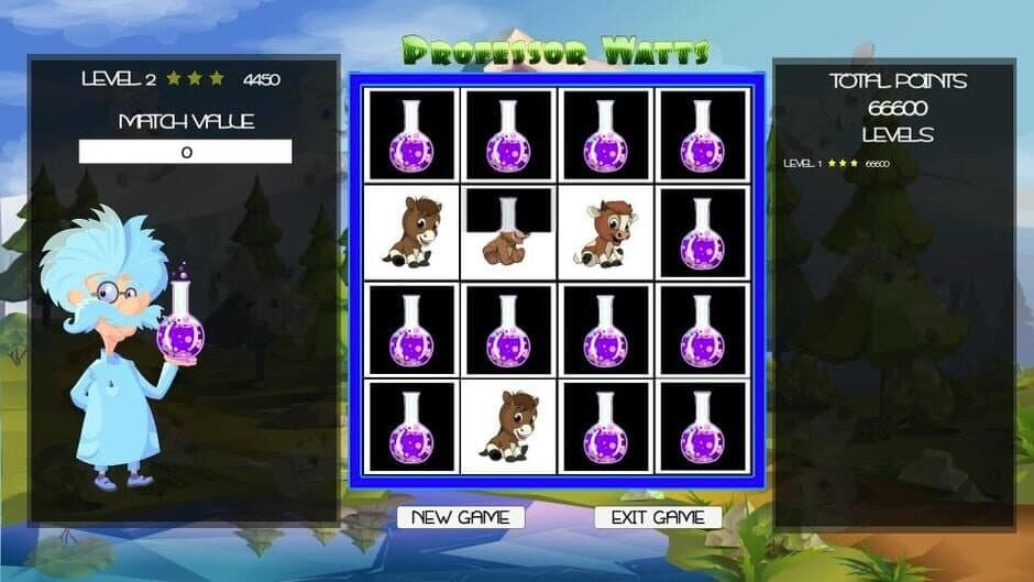 Скриншот 3 из Professor Watts Memory Match: Cute Animals