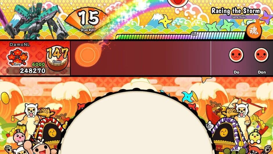 Скриншот 5 из Taiko no Tatsujin: Drum 'n' Fun!