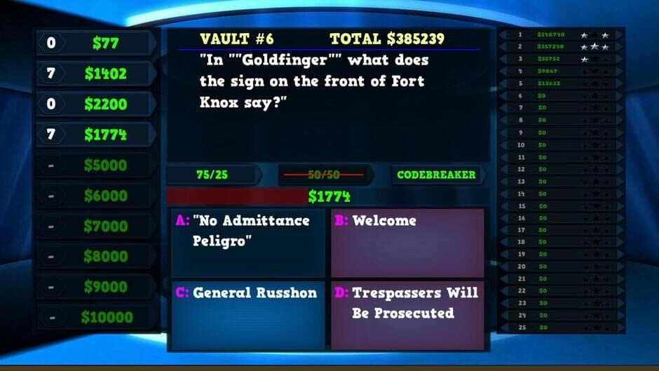 Скриншот 3 из Trivia Vault: Movie Trivia
